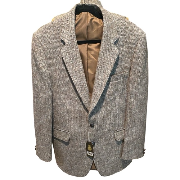 Mens Vintage Harris Tweed blazer. EUC - Picture 4 of 8